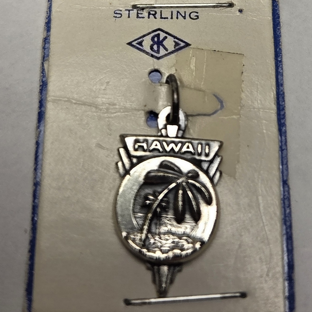 Sterling Silver Hawaii Charm Bracelet